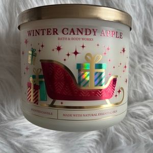Bath and Body Works Winter Candy Apple 3-Wick Candle